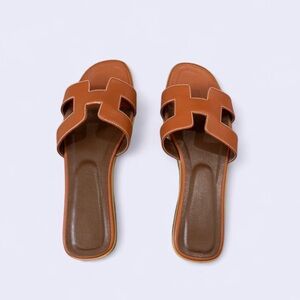 Tan Leather Sandals with a Boho Vibe - Women’s 7